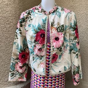 New vintage multicolored J. Jill cotton jacket